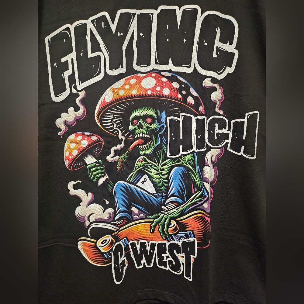 G West Psychedelic Graphic T-Shirt